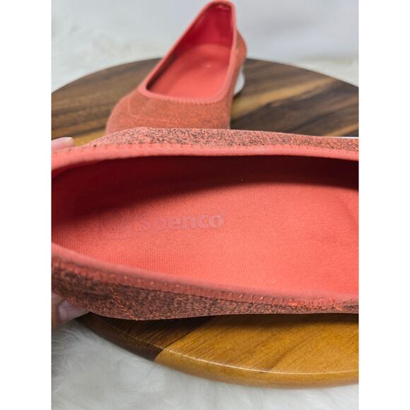 Spenco Heathered Orange Daily Stretch Jersey Women's Slip On Shoes 9.5 - Picture 6 of 8
